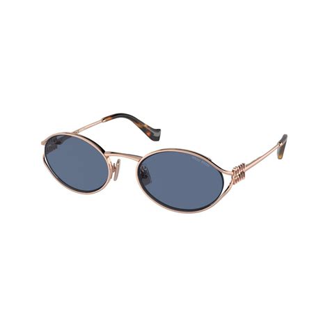 miu miu zonnebril 52ys|Miu Miu™ MU 52YS Oval Sunglasses .